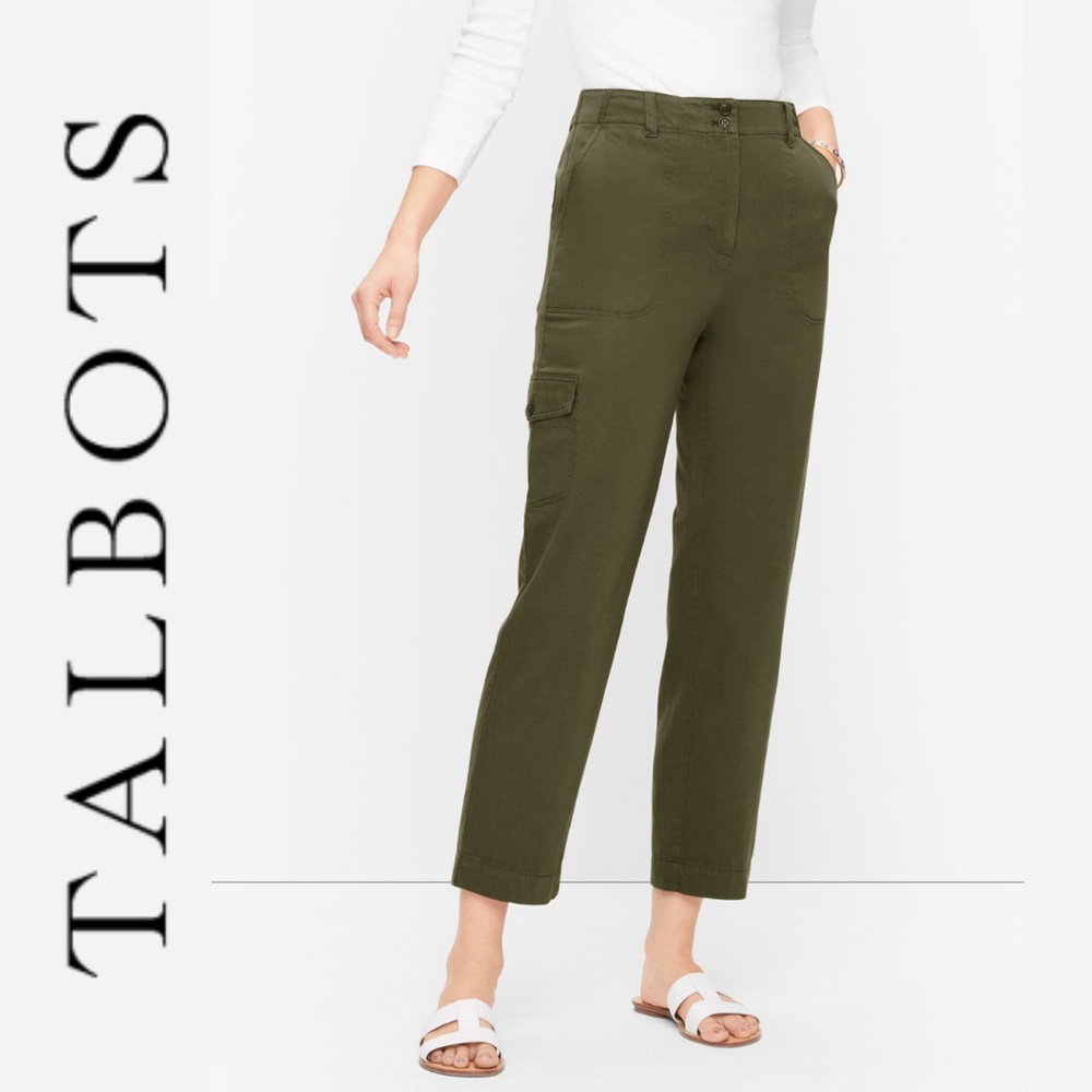 Talbots Signature Capri Cargo Pants 16w - Picture 1 of 12